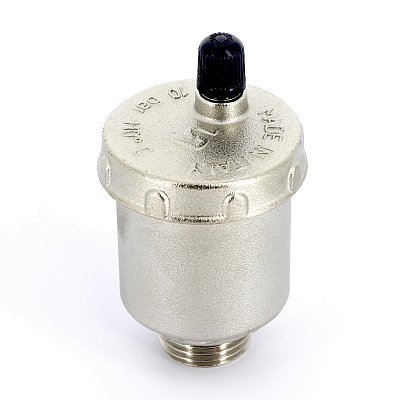 Воздухоотводчик автоматический Н 1/2" UNI-FITT с нижним подключением и верхним выпуском Воздухоотводчик автоматический Н 1/2" UNI-FITT с нижним подключением и верхним выпуском