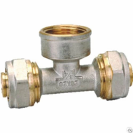 Тройник 16х3/4"Fх16 (60) Тройник 16х3/4"Fх16 (60)