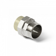 PP-R Муфта комбинированная разъемная (американка) НР Серая 40-1.1/4 PRO AQUA PP-R Муфта комбинированная разъемная (американка) НР Серая 40-1.1/4 PRO AQUA