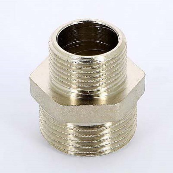 Ниппель Н никелированный UNI-FITT 1"1/2x1" Ниппель Н никелированный UNI-FITT 1"1/2x1"
