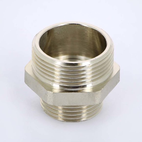Ниппель Н никелированный UNI-FITT 1"1/2x1" Ниппель Н никелированный UNI-FITT 1"1/2x1"