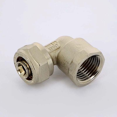 Угол обжим-В никелированный UNI-FITT 16х1/2"
