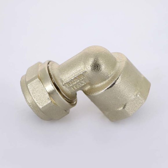 Угол обжим-В никелированный UNI-FITT 16х1/2"