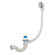 ОРИО сифон для ванны 1 1/2 х 40, с пластиковой решеткой D-70мм, с переливом
