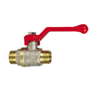 Кран шаровый 3/4" н/н ручка (красная) JIF 353 NB (10/80) Кран шаровый 3/4" н/н ручка (красная) JIF 353 NB (10/80)