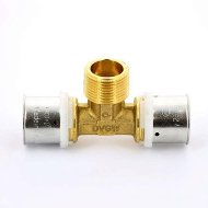 Тройник пресс-Н UNI-FITT 26х3/4'х26 Тройник пресс-Н UNI-FITT 26х3/4'х26