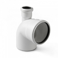 Отвод с выходом прямой Stilte белый 110x50x87,5 PRO AQUA Отвод с выходом прямой Stilte белый 110x50x87,5 PRO AQUA
