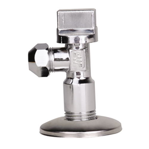 Кран шаровый угловой 1/2"х3/8" с цангой M10 хром JIF 265 (20/100) Кран шаровый угловой 1/2"х3/8" с цангой M10 хром JIF 265 (20/100)