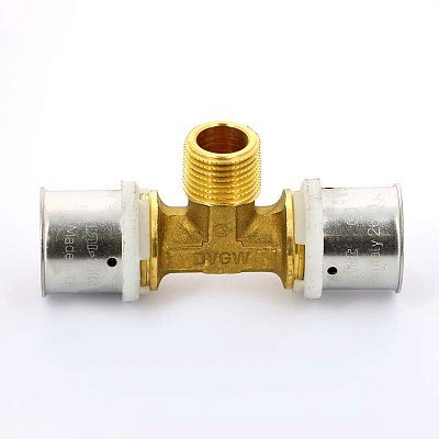 Тройник пресс-Н UNI-FITT 26х1/2'х26 Тройник пресс-Н UNI-FITT 26х1/2'х26