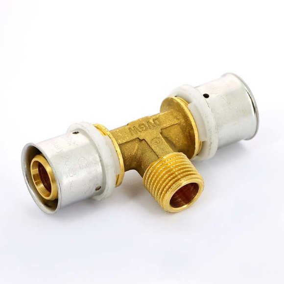 Тройник пресс-Н UNI-FITT 26х1/2'х26 Тройник пресс-Н UNI-FITT 26х1/2'х26