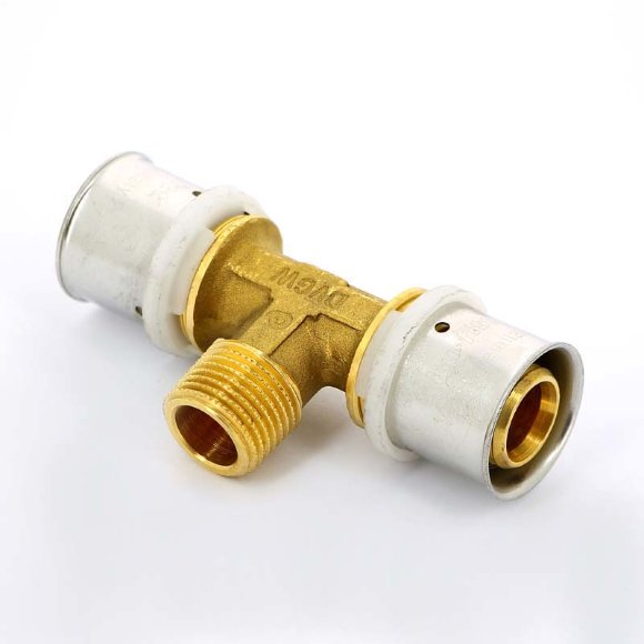 Тройник пресс-Н UNI-FITT 26х1/2'х26 Тройник пресс-Н UNI-FITT 26х1/2'х26