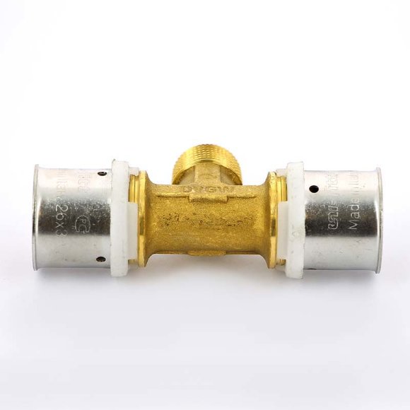 Тройник пресс-Н UNI-FITT 26х1/2'х26 Тройник пресс-Н UNI-FITT 26х1/2'х26