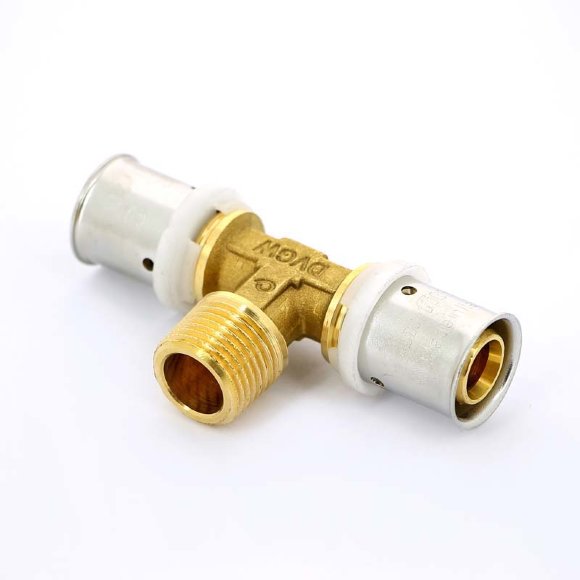 Тройник пресс-Н UNI-FITT 20х1/2'х20