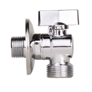 Кран шаровый угловой с отражателем 1/2"х3/4" н/н хром JIF 261 (20/160) Кран шаровый угловой с отражателем 1/2"х3/4" н/н хром JIF 261 (20/160)