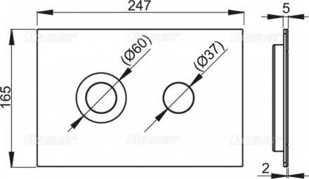 Кнопка Alca Plast TURN Кнопка Alca Plast TURN