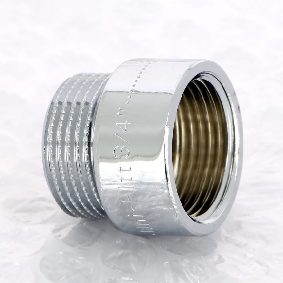 Удлинитель НВ хромированный UNI-FITT 3/4"x15мм