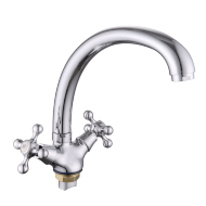 Смеситель Lucky Tap д/кух лат.1/2", кер., излив утолщ. 20см гайка KDM-2008А-02-69 Смеситель Lucky Tap д/кух лат.1/2", кер., излив утолщ. 20см гайка KDM-2008А-02-69