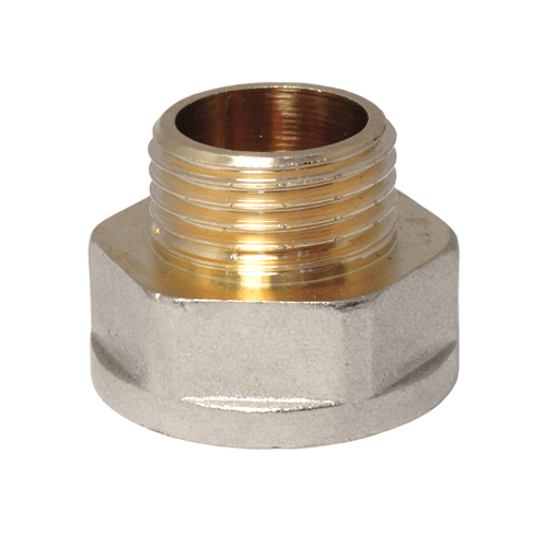 Переходник 1/2"в-3/8"н никель ECO 283 (20/400) Переходник 1/2"в-3/8"н никель ECO 283 (20/400)