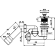 ОРИО сифон для душевого поддона 1 1/2 х 40 регулируемый, "клик-клак", с переходной трубой (45 градус