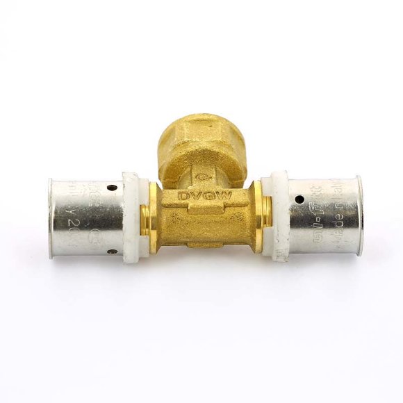 Тройник пресс-В UNI-FITT 20х1/2'х20