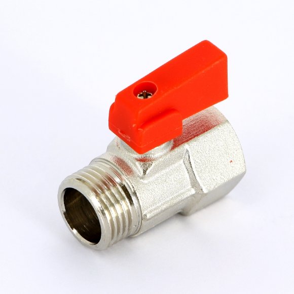 Кран шаровой мини флажок Uni-Fitt НВ 1/2" Кран шаровой мини флажок Uni-Fitt НВ 1/2"