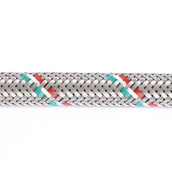 Гибкая подводка для смесителя UNI-FITT МL10х1 - 1/2" 120 см оплетка из нержавеющей стали Гибкая подводка для смесителя UNI-FITT МL10х1 - 1/2" 120 см оплетка из нержавеющей стали
