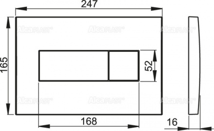 Кнопка Alca Plast M372 Кнопка Alca Plast M372