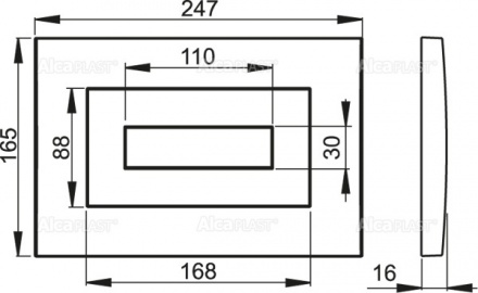 Кнопка Alca Plast M472 Кнопка Alca Plast M472