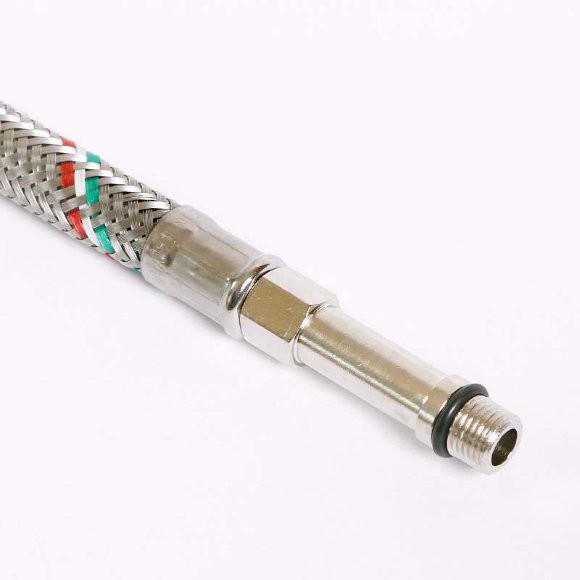 Гибкая подводка для смесителя UNI-FITT МL10х1 - 1/2" 50 см оплетка из нержавеющей стали Гибкая подводка для смесителя UNI-FITT МL10х1 - 1/2" 50 см оплетка из нержавеющей стали