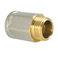 Гайка удлинительная шестигранная 1/2"х15 мм никель JIF 281 NB  (10/60/600)