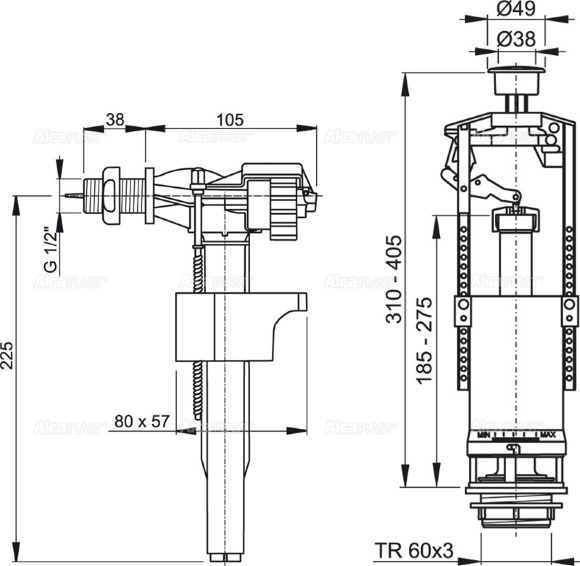 Комплект 1/2 SA2000 боковой Комплект 1/2 SA2000 боковой