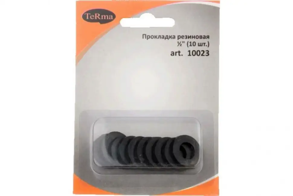 Прокладка D 1/2 (для подводки воды) (упаковка 10 шт.) в блистере (10-0021 ) Прокладка D 1/2 (для подводки воды) (упаковка 10 шт.) в блистере (10-0021 )