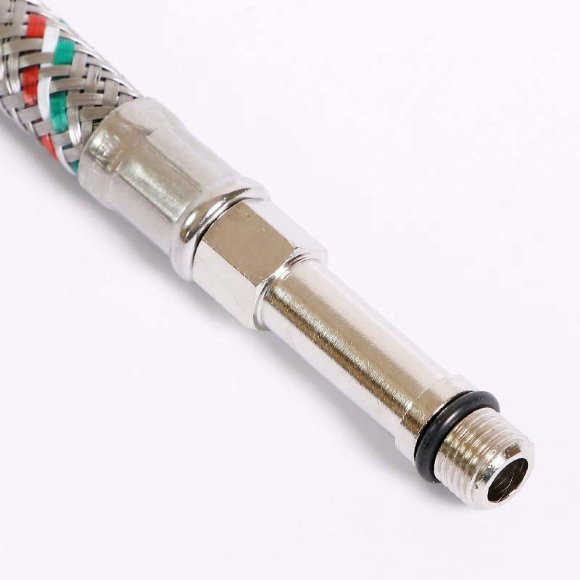 Гибкая подводка для смесителя UNI-FITT МL10х1 - 1/2" 40 см оплетка из нержавеющей стали Гибкая подводка для смесителя UNI-FITT МL10х1 - 1/2" 40 см оплетка из нержавеющей стали