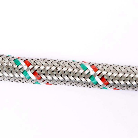 Гибкая подводка для смесителя UNI-FITT МL10х1 - 1/2" 40 см оплетка из нержавеющей стали Гибкая подводка для смесителя UNI-FITT МL10х1 - 1/2" 40 см оплетка из нержавеющей стали