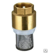 Обратный клапан, стержень  латунь 3/4"с сеточк. (150/15)
