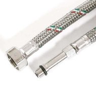 Гибкая подводка для смесителя UNI-FITT МL10х1 - 1/2" 30 см оплетка из нержавеющей стали Гибкая подводка для смесителя UNI-FITT МL10х1 - 1/2" 30 см оплетка из нержавеющей стали