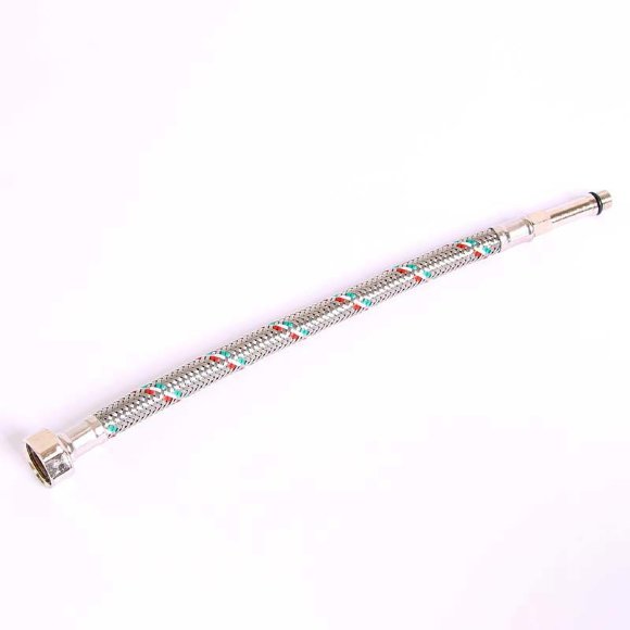 Гибкая подводка для смесителя UNI-FITT МL10х1 - 1/2" 30 см оплетка из нержавеющей стали Гибкая подводка для смесителя UNI-FITT МL10х1 - 1/2" 30 см оплетка из нержавеющей стали