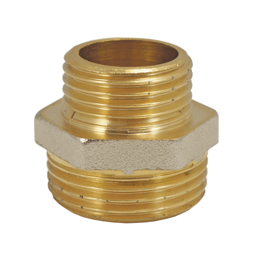 Ниппель-переходник (бочонок) 1/2"-1" никель ECO 201  (10/150)