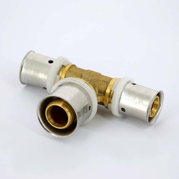 Тройник пресс UNI-FITT 20х26х20 Тройник пресс UNI-FITT 20х26х20