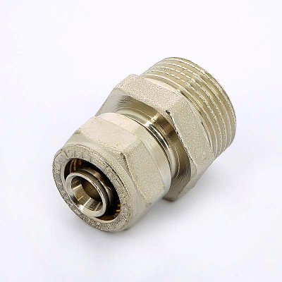 Муфта обжим-Н никелированная UNI-FITT 16х3/4" Муфта обжим-Н никелированная UNI-FITT 16х3/4"