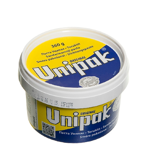 Паста уплотнительная UNIPAK 360 г (вода, пар) (1/12) Паста уплотнительная UNIPAK 360 г (вода, пар) (1/12)