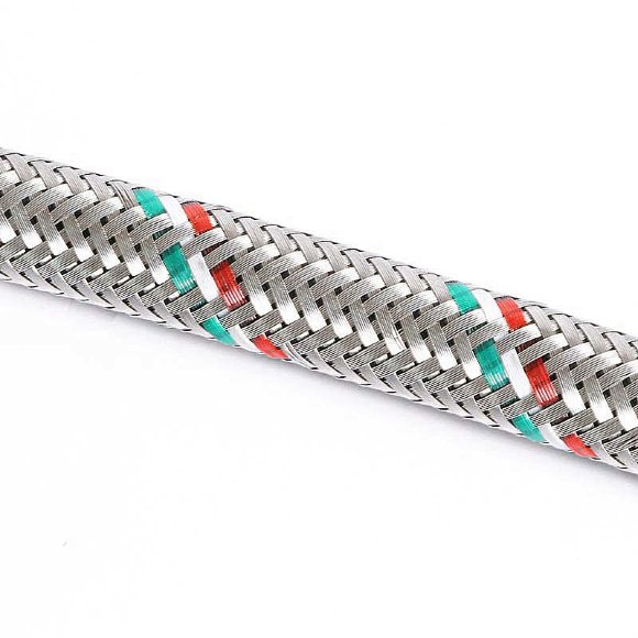 Гибкая подводка для смесителя UNI-FITT М10х1 - 1/2" 120 см оплетка из нержавеющей стали Гибкая подводка для смесителя UNI-FITT М10х1 - 1/2" 120 см оплетка из нержавеющей стали