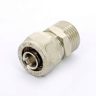 Муфта обжим-Н никелированная UNI-FITT 16х1/2" Муфта обжим-Н никелированная UNI-FITT 16х1/2"