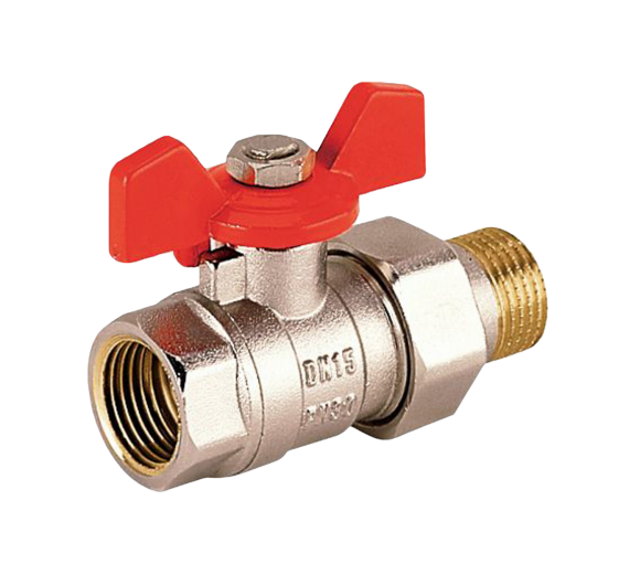 Кран шар. STT с американкой 1/2" (180)(120/12) Кран шар. STT с американкой 1/2" (180)(120/12)