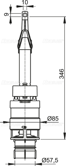 Арматура для А101/1200 Alcaplast Арматура для А101/1200 Alcaplast