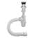 ОРИО сифон бутылочный 1 1/4 х 40 с пластиковым выпуском клик-клак, с гибкой трубой 40-40/50