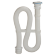 ОРИО сифон гофрированный 1 1/2 х 40 белый, с пластиковой решеткой D-70мм, длина 1000мм (переходник н