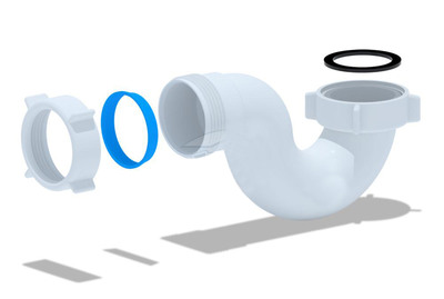 Е 100 Сифон АНИ 1 1/2" для ванны пластик Z