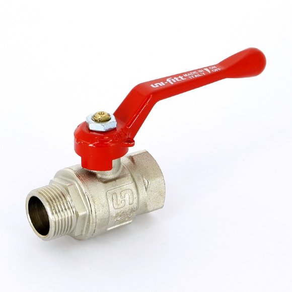 Кран шаровой НВ полнопроходной рычаг Uni-Fitt 3/4"