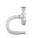 ОРИО сифон бутылочный, малый корпус 1 1/4 х 40, с гибкой трубой 40-32